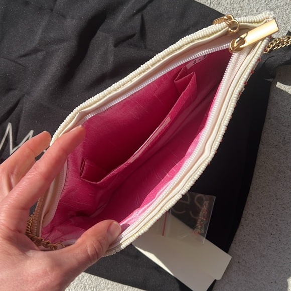 Mary Frances Crossbody bag beaded rhinestones handbag clutch castle - Picture 10 of 16